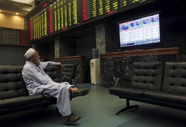 Stock market up by 61 points to close at 47,962